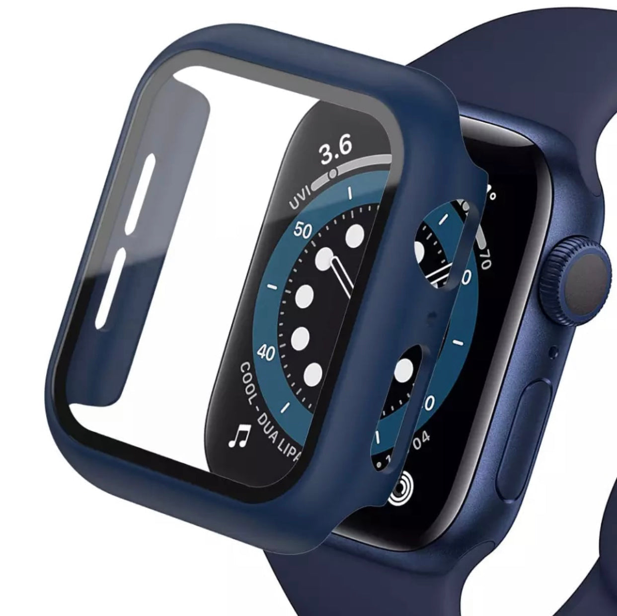 Premium Multi-Colour 2 in 1 Tempered Glass Shockproof Apple Watch Case- for selected Apple Watch in 44mm - Super Savings Technologies Co.,LTD Premium Multi-Colour 2 in 1 Tempered Glass Shockproof Apple Watch Case- for selected Apple Watch in 44mm - Super Savings Technologies Co.,LTD